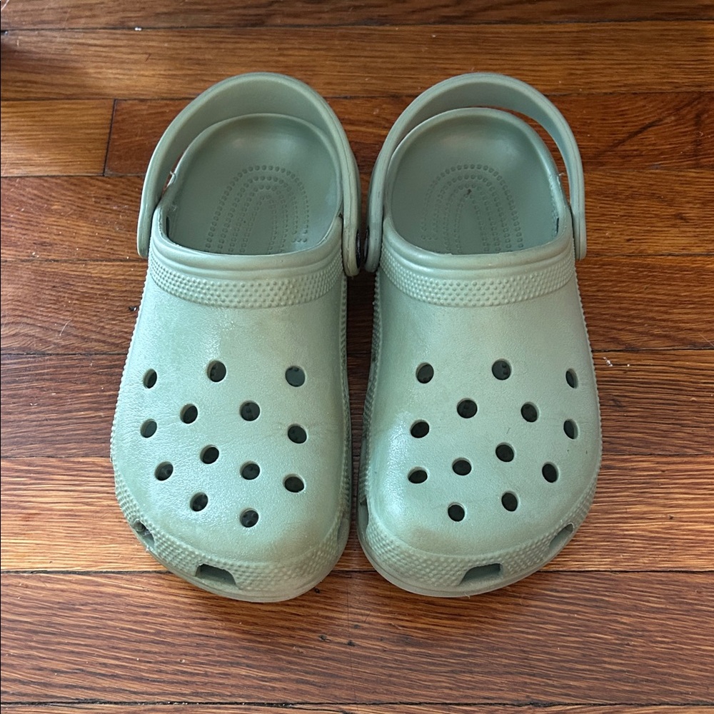 CROCS Olive Green Clogs